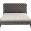 Lit Desire haut gris argenté 160x200cm>KARE Design Sale