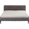 Lit Desire velours gris 180x200 cm>KARE Design Clearance