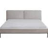 Lit East Side velours cotelé gris 180x200cm>KARE Design