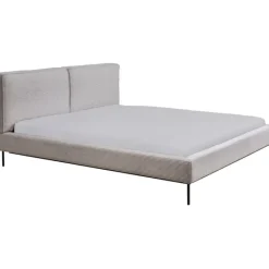 Lit East Side velours côtelé gris 160x200><noscript><img width=