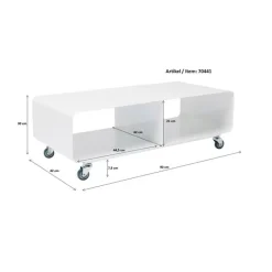 Meuble bas Lounge M gris 90x30cm><noscript><img width=