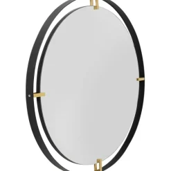 Miroir Betsy Frame métal 90Ø><noscript><img width=