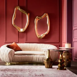 Miroir Hologram doré 117x68cm><noscript><img width=