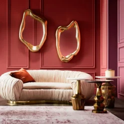 Miroir Hologram doré 119x76cm><noscript><img width=
