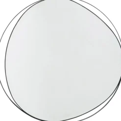 Miroir mural Bonita noir Ø80cm>KARE Design Online