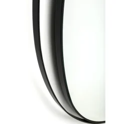 Miroir mural Bonita noir Ø80cm><noscript><img width=