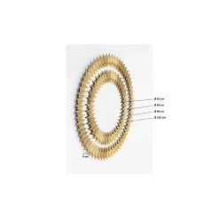 Miroir Solare doré Ø132cm><noscript><img width=