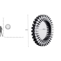 Miroir Sprocket Ø92cm><noscript><img width=