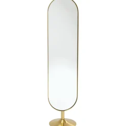 Miroir sur pied Curve laiton 40x170cm><noscript><img width=