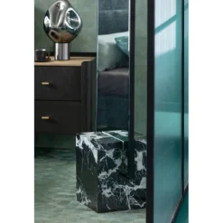 Miroir sur pied Hulda noir 46x180cm><noscript><img width=
