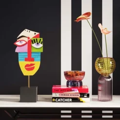 Objet décoratif Abstract Face Multicolour 52>KARE Design New