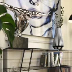 Objet décoratif Athlete XL argenté><noscript><img width=