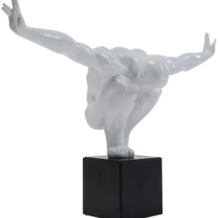 Objet décoratif athlète blanc PM><noscript><img width=