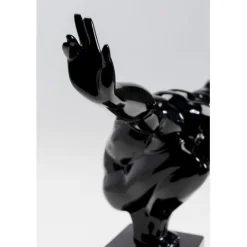 Objet décoratif athlète noir 75cm><noscript><img width=