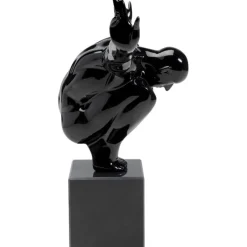 Objet décoratif athlète noir PM 43cm><noscript><img width=
