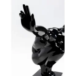 Objet décoratif athlète noir PM 43cm><noscript><img width=