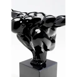 Objet décoratif athlète noir PM 43cm><noscript><img width=