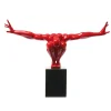 Objet décoratif athlète rouge 75cm>KARE Design