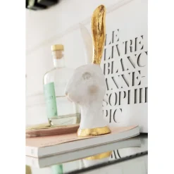 Objet décoratif Bunny doré 30cm><noscript><img width=
