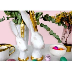 Objet décoratif Bunny doré 30cm><noscript><img width=