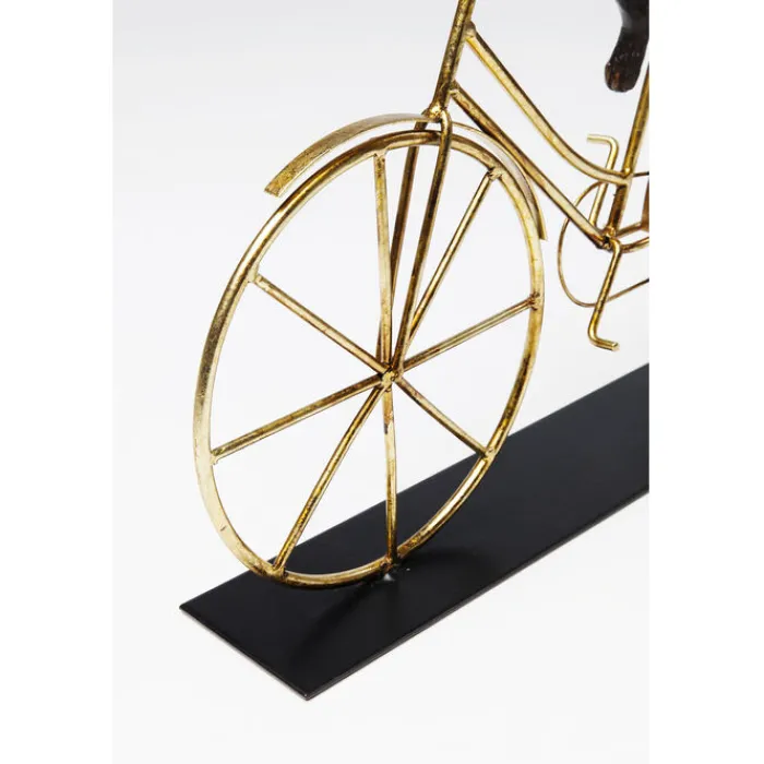 Objet décoratif Dog With Bicycle 44cm>KARE Design Outlet