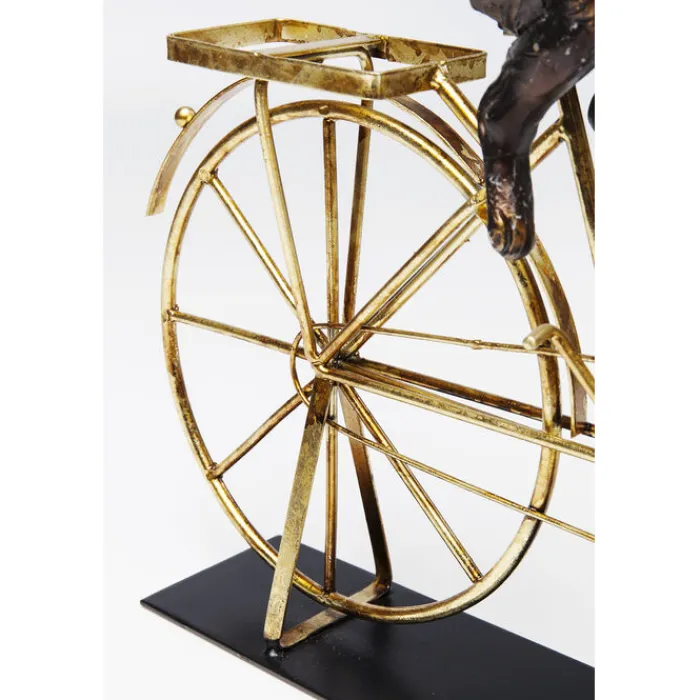 Objet décoratif Dog With Bicycle 44cm>KARE Design Outlet