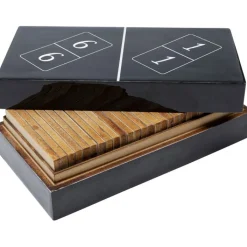Objet décoratif Domino noir 24x7cm><noscript><img width=