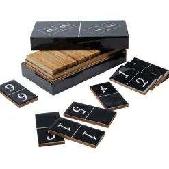 Objet décoratif Domino noir 24x7cm><noscript><img width=