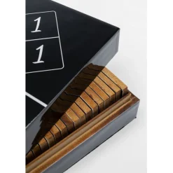 Objet décoratif Domino noir 24x7cm><noscript><img width=
