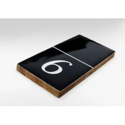 Objet décoratif Domino noir 24x7cm><noscript><img width=