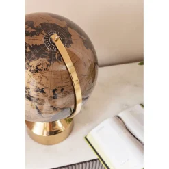 Objet décoratif Globe Top doré 47cm><noscript><img width=