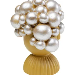 Objet décoratif Hairstyle jaune 19cm><noscript><img width=