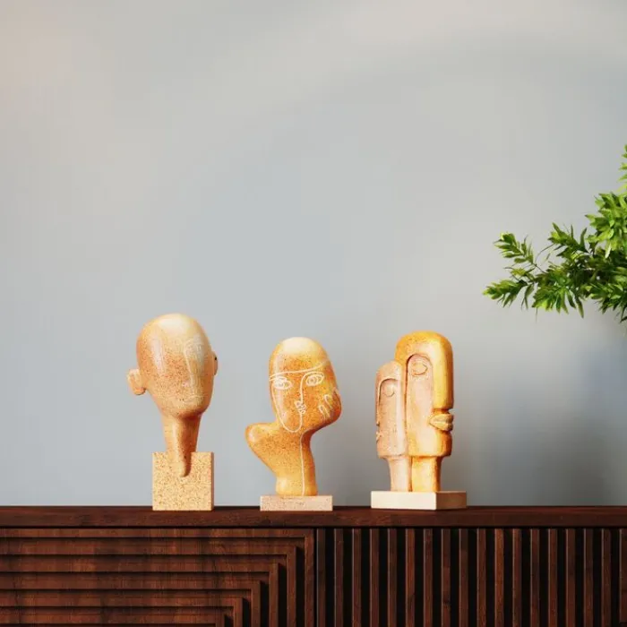 Objet décoratif Half a Face 30cm>KARE Design Outlet