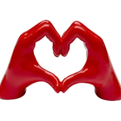 Objet décoratif Heart Hands rouge 12cm>KARE Design Online
