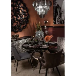 Objet décoratif King Skull noir 49cm><noscript><img width=