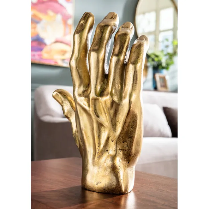 Objet décoratif Mano doré 35cm>KARE Design Online
