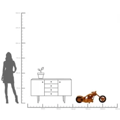 Objet décoratif Moto Wild 98x40cm><noscript><img width=