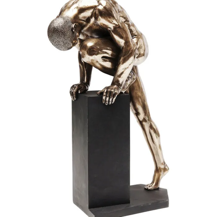 Objet décoratif Nude Man Stand Bronze 35cm>KARE Design Discount