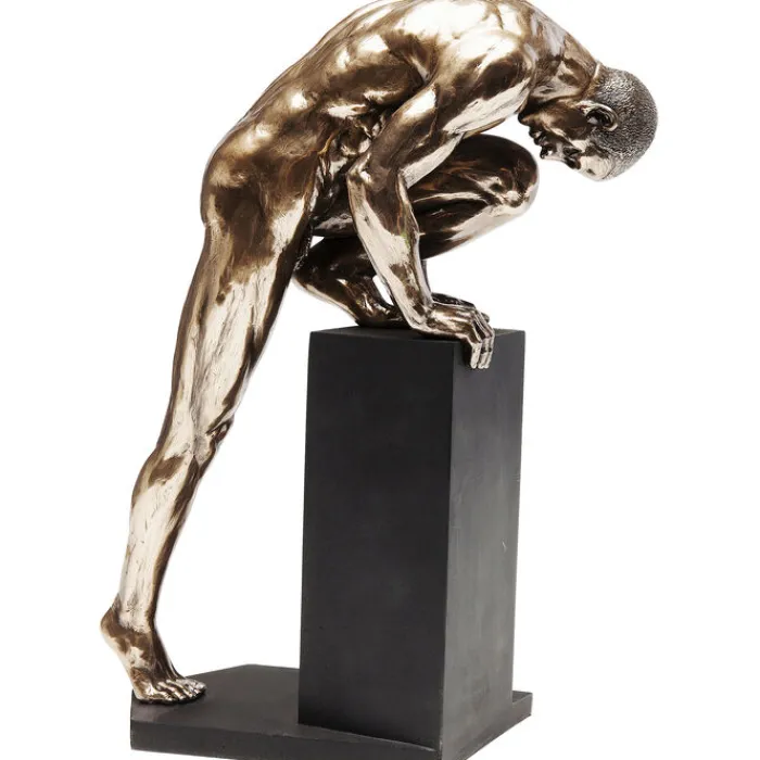 Objet décoratif Nude Man Stand Bronze 35cm>KARE Design Discount