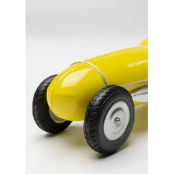 Objet décoratif Racing Car jaune 9cm><noscript><img width=