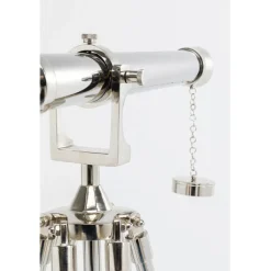Objet décoratif Telescope argenté 125cm><noscript><img width=