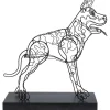 Objet décoratif Wire Attack Dog 36cm>KARE Design Online