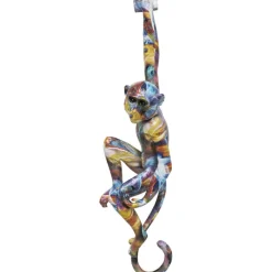 Objet mural Hanging Ape Colorful 17x67cm>KARE Design New