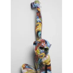 Objet mural Hanging Ape Colorful 17x67cm><noscript><img width=