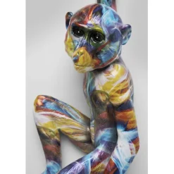 Objet mural Hanging Ape Colorful 17x67cm><noscript><img width=