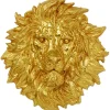 Objet mural Lion Head doré 90x100cm>KARE Design Hot