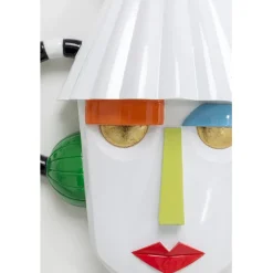Objet mural Mesquerade blanc 37x41cm><noscript><img width=