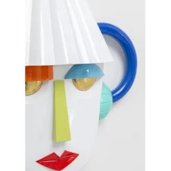 Objet mural Mesquerade blanc 37x41cm><noscript><img width=