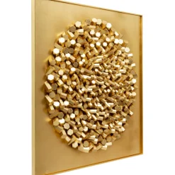 Objet mural Mikado or 120x120cm>KARE Design Outlet