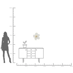 Objet mural Orchid blanc 44><noscript><img width=